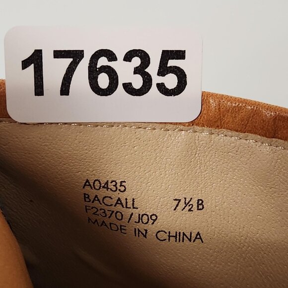 Coach Bacall Clog Shoes Womens Size 7.5 Blue Signature Canvas Wood Heel Platform - Picture 10 of 10